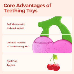 CherryChomp™ Dual Fruit Teether - littlefishbaby