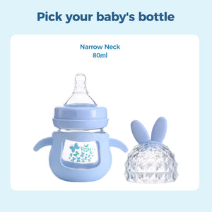 FISH Bunny Gem Glass Bottle - littlefishbaby