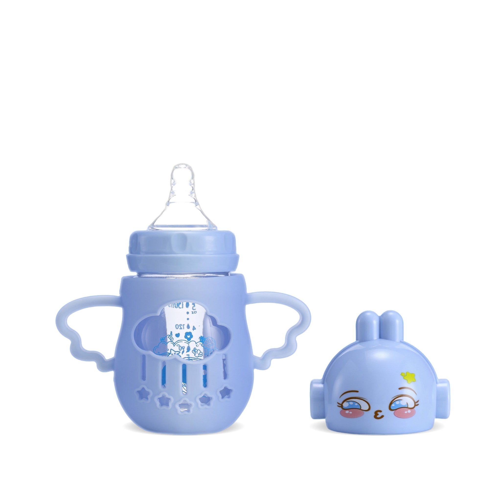 FISH Deer and Robot Cartoon Bottle - littlefishbaby