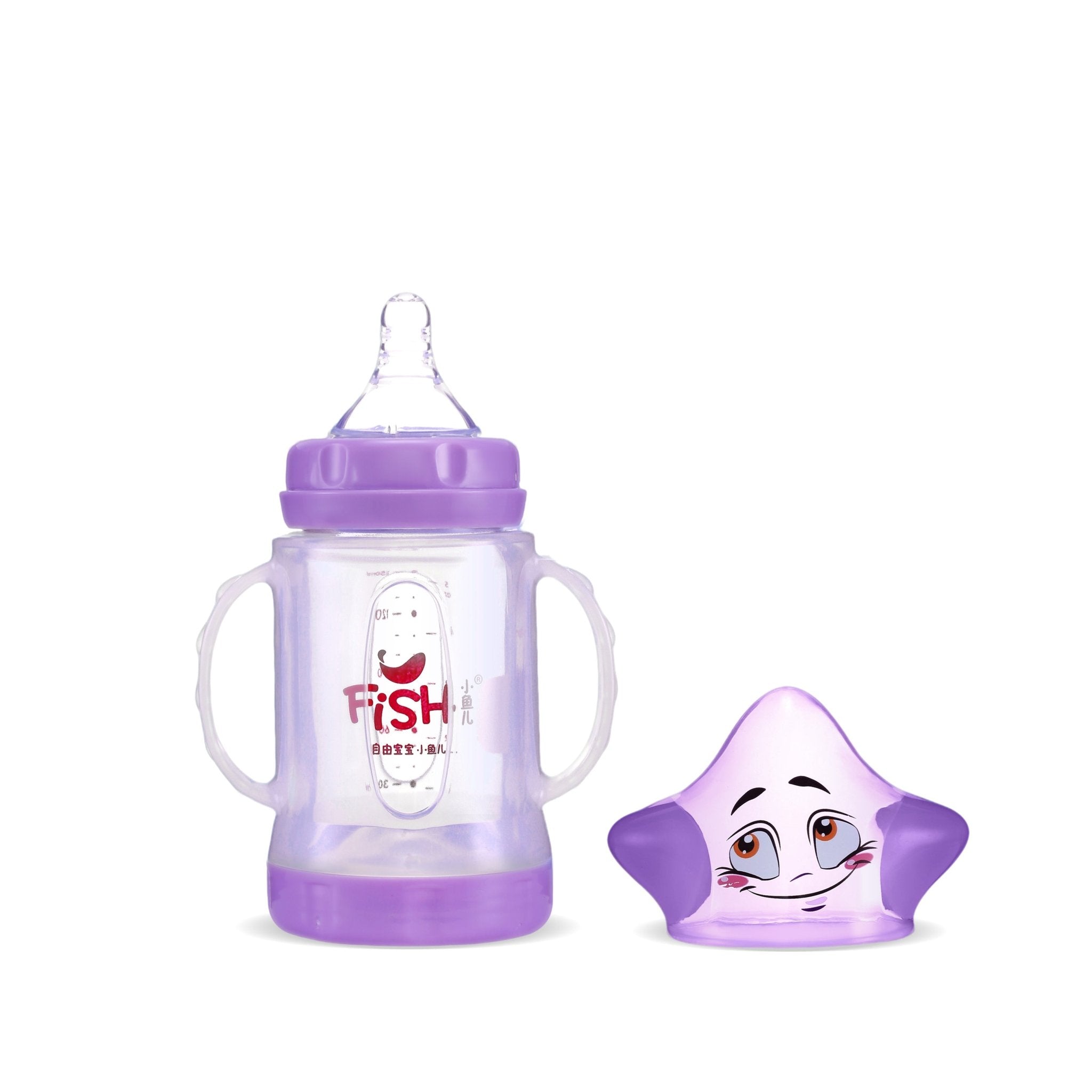 FISH Star Smile Wide - Neck Bottle - littlefishbaby