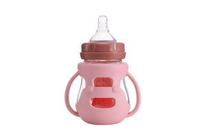 FISH Surprise Face Glass Bottle - littlefishbaby