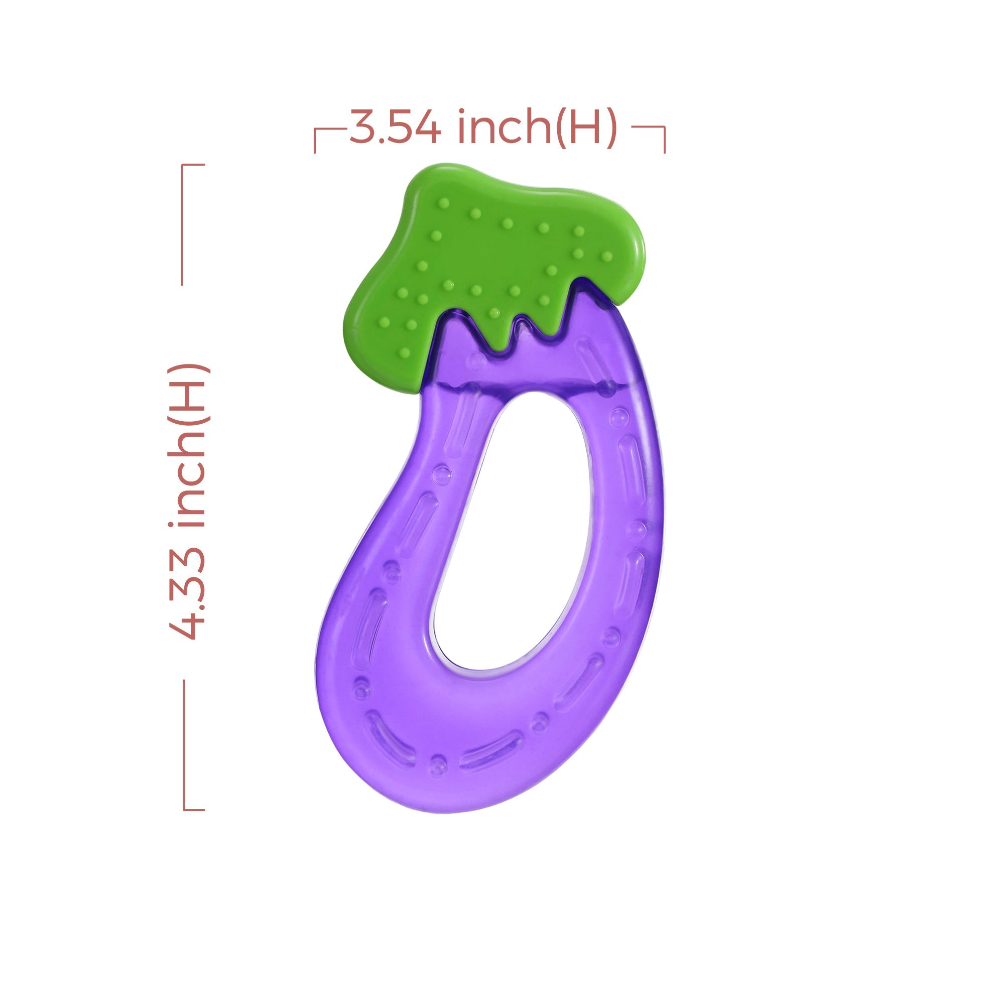 VeggieBite™ Eggplant Chewy Ring - littlefishbaby