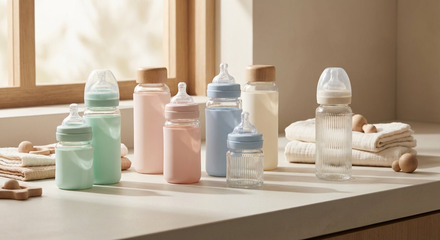 Glass vs Plastic Baby Bottles: What's Safer for Your Baby? - littlefishbaby