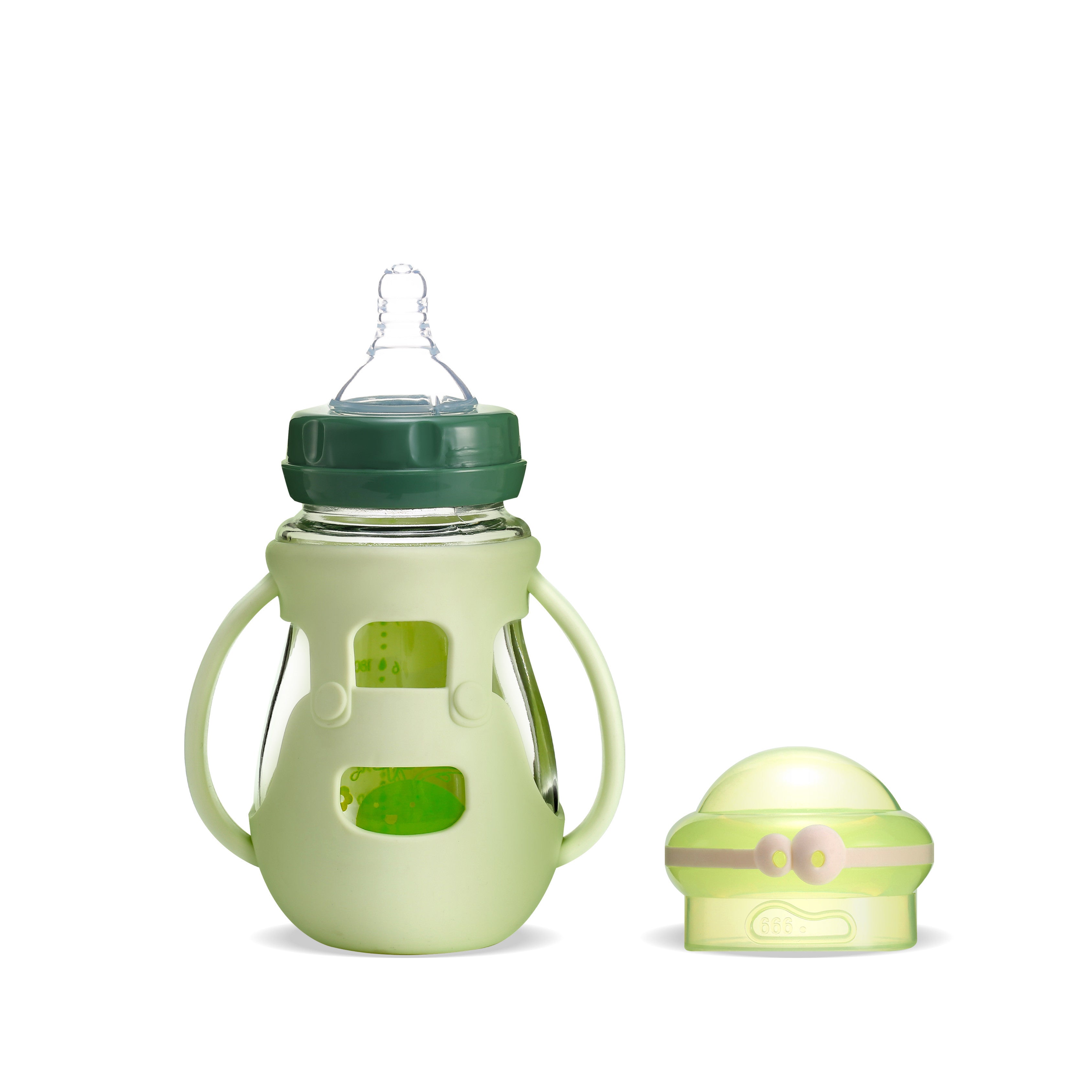 FISH Surprise Face Glass Bottle