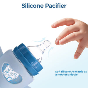 FISH Bear Rocket Glass Bottle - littlefishbaby