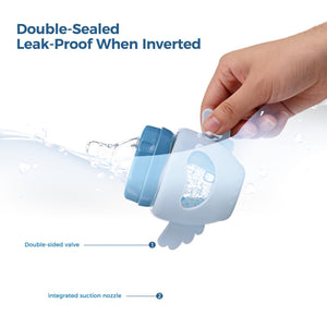 FISH Bear Rocket Glass Bottle - littlefishbaby