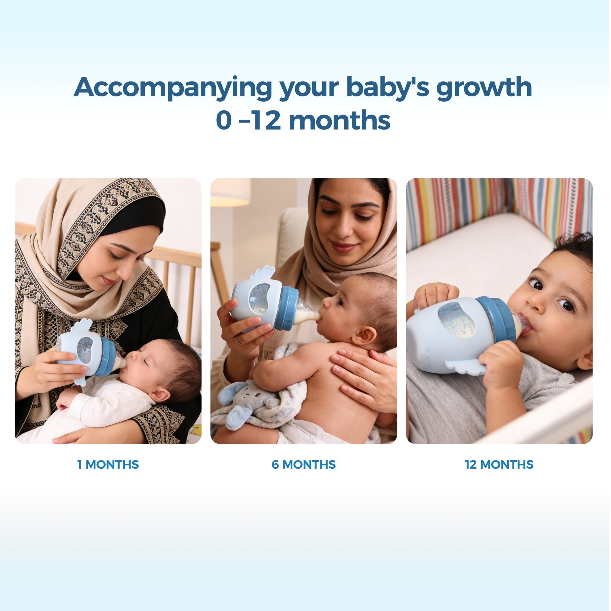 FISH Bear Rocket Glass Bottle - littlefishbaby