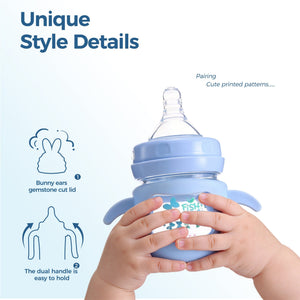 FISH Bunny Gem Glass Bottle - littlefishbaby