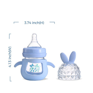 FISH Bunny Gem Glass Bottle - littlefishbaby