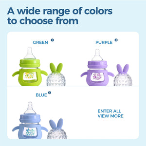 FISH Bunny Gem Glass Bottle - littlefishbaby