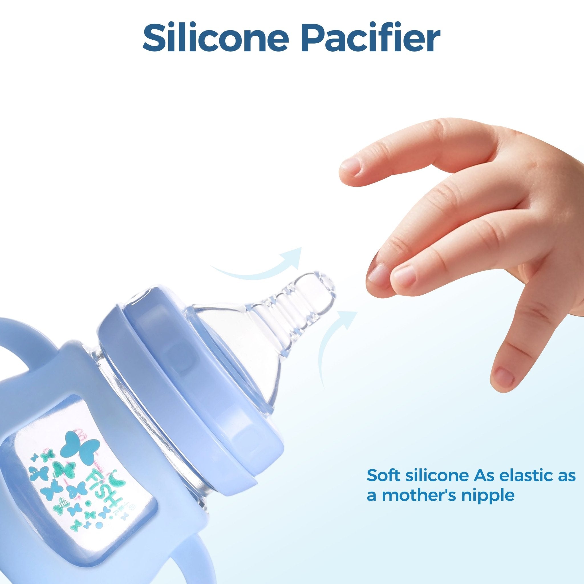 FISH Bunny Gem Glass Bottle - littlefishbaby