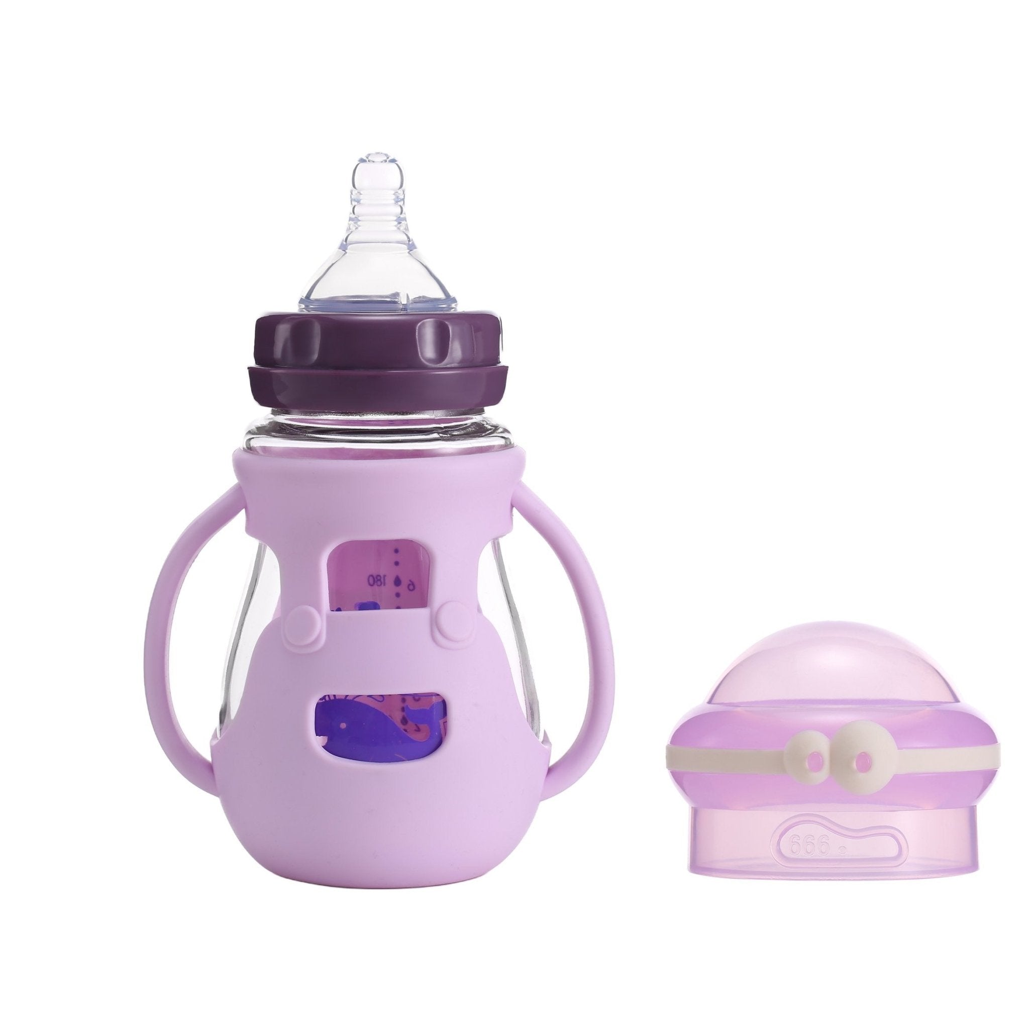 FISH Surprise Face Glass Bottle - littlefishbaby