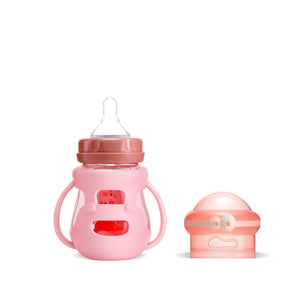 FISH Surprise Face Glass Bottle - littlefishbaby