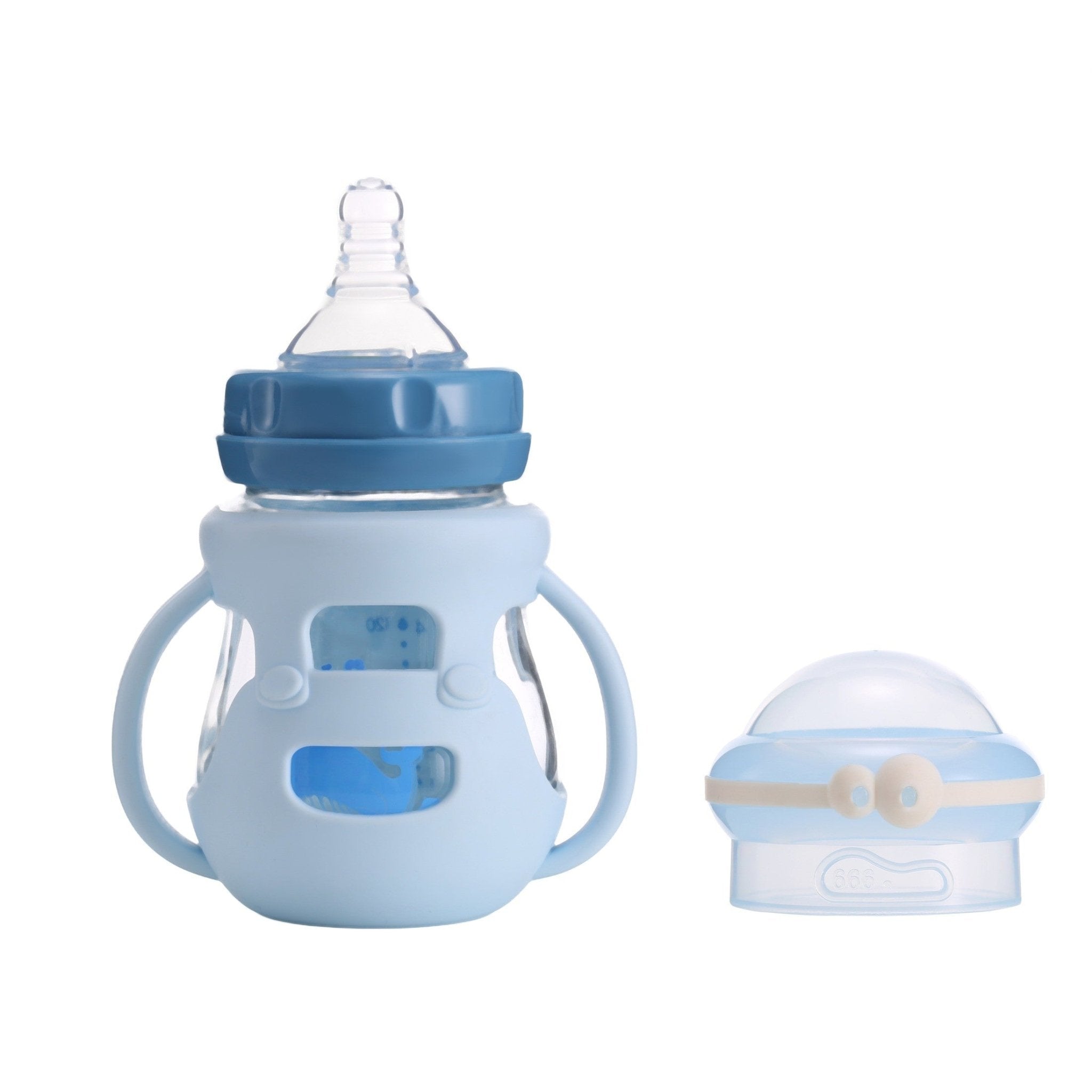 FISH Surprise Face Glass Bottle - littlefishbaby