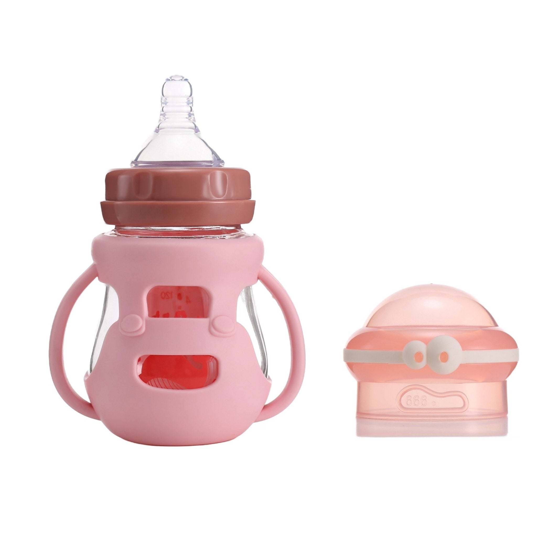 FISH Surprise Face Glass Bottle - littlefishbaby